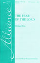 Fear of the Lord TTBB choral sheet music cover